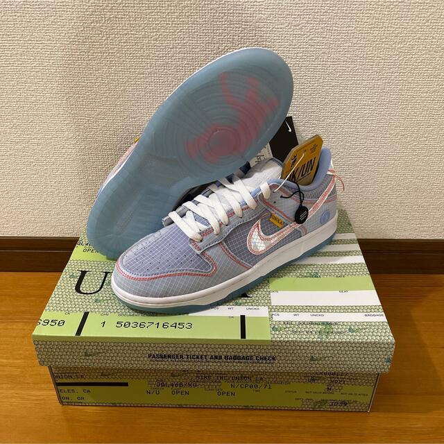 メンズ新品未着用 Union × Nike Dunk Low アルゴン