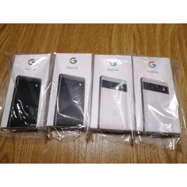 google pixel 6a 128GB 白×2 黒×2 新品・未開封 - スマートフォン本体