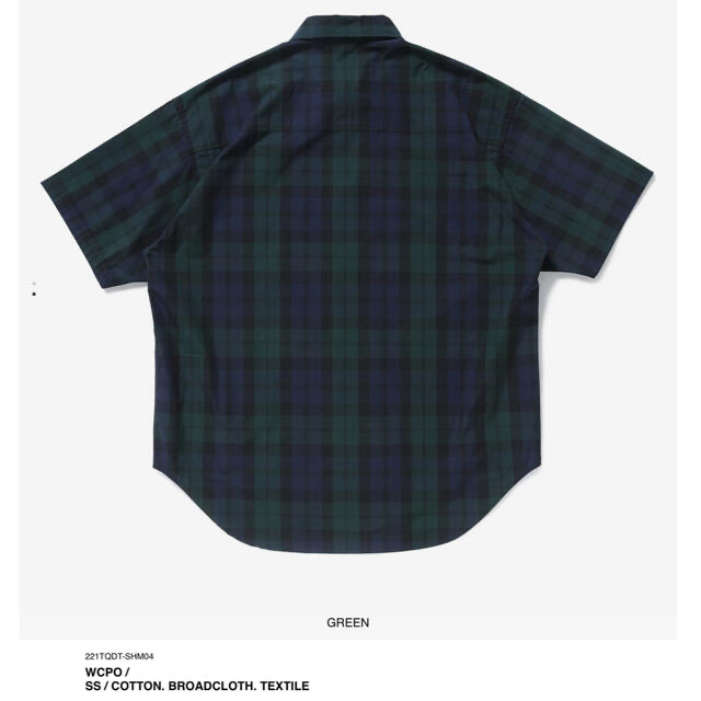 W)taps(ダブルタップス)のWTAPS BROADCLOTH ブラックウオッチ Mサイズ メンズのトップス(シャツ)の商品写真