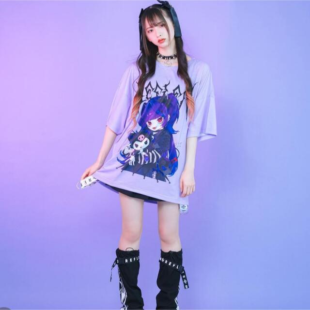 『REFLEM × クロミ』新品未開封　BIG Tシャツ サンリオ　kuromi