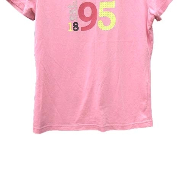 Reebok(リーボック)のリーボック Tシャツ カットソー 半袖 クルーネック ロゴプリント S ピンク レディースのトップス(Tシャツ(半袖/袖なし))の商品写真