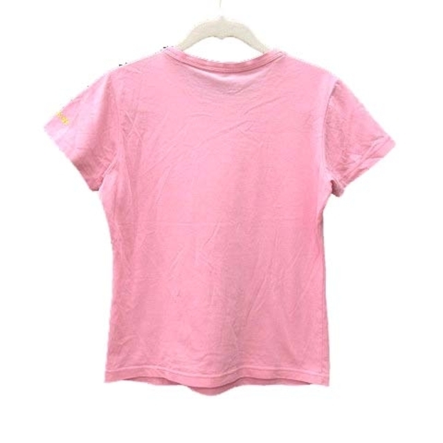 Reebok(リーボック)のリーボック Tシャツ カットソー 半袖 クルーネック ロゴプリント S ピンク レディースのトップス(Tシャツ(半袖/袖なし))の商品写真