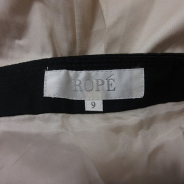 ROPE’(ロペ)のロペ フレアスカート ミモレ ロング 刺繍 麻混 リネン混 9 ベージュ /YI レディースのスカート(ロングスカート)の商品写真