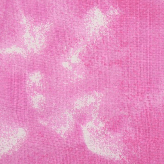 【浴衣】長尺★PIKOタイダイ染め風まだら　ピンク　木綿　夏着物◆7UM50 1