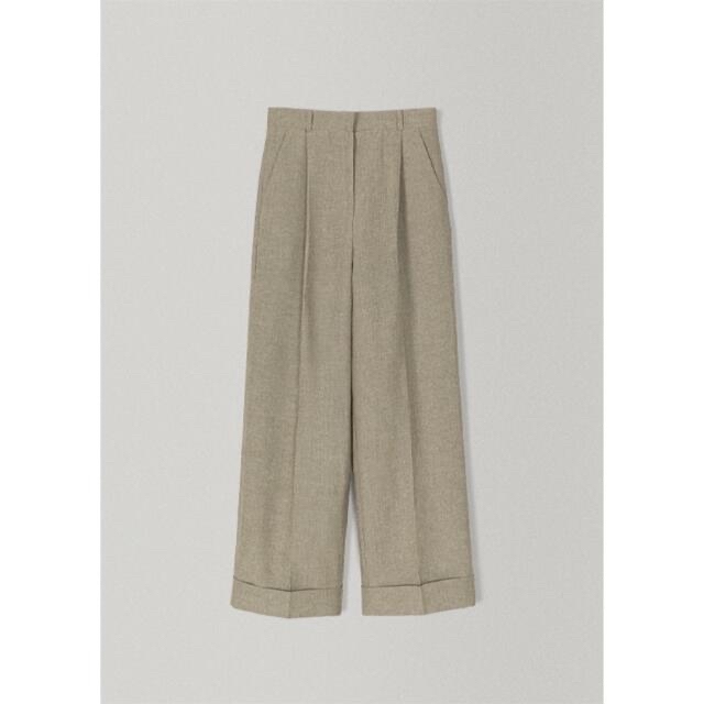 【新品】ohotoro Linen Turn Up Pants