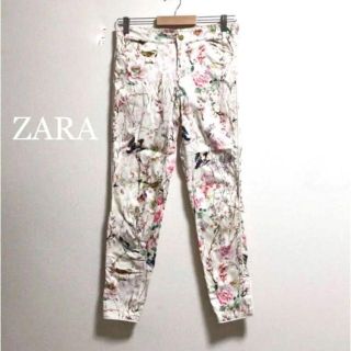 ザラ(ZARA)のZARA ザラ　総柄　アジアン　かっこいい　かわいい　カジュアル　パンツ(カジュアルパンツ)