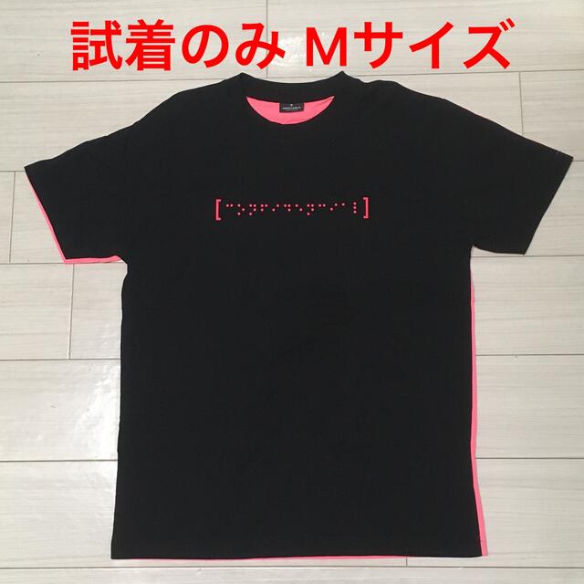 Marcelo Burlon STAFF Tシャツ ブラック/ピンク Mサイズ