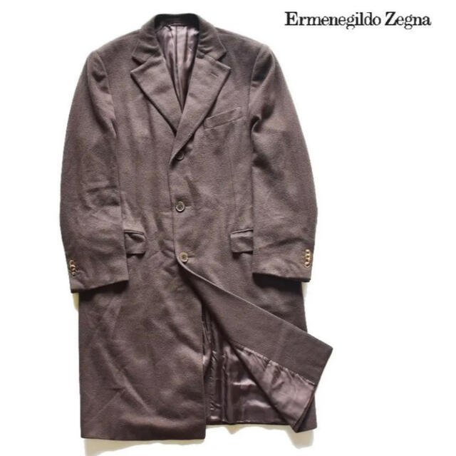 Ermenegildo Zegna(エルメネジルドゼニア)の【最高峰 カシミヤ100】Ermenegildo Zegna チェスターコート メンズのジャケット/アウター(チェスターコート)の商品写真