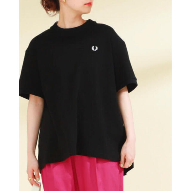 FRED PERRY × Ray BEAMS 別注 オーバーサイズ Tシャツ レディースのトップス(ポロシャツ)の商品写真