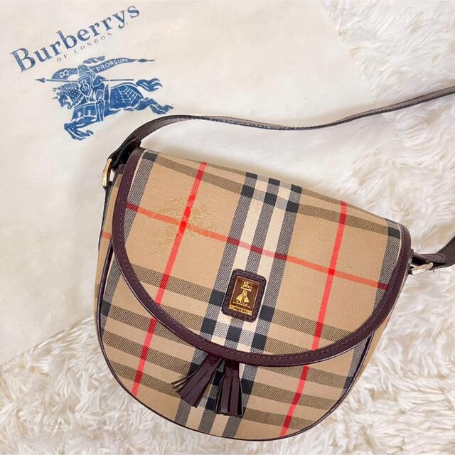 BURBERRY - 超希少♥バーバリー ショルダーバッグ シェルター ノバ