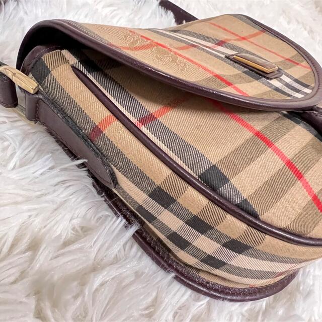 BURBERRY(バーバリー)の超希少♥バーバリー ショルダーバッグ シェルター ノバチェック シャドーホース レディースのバッグ(ショルダーバッグ)の商品写真