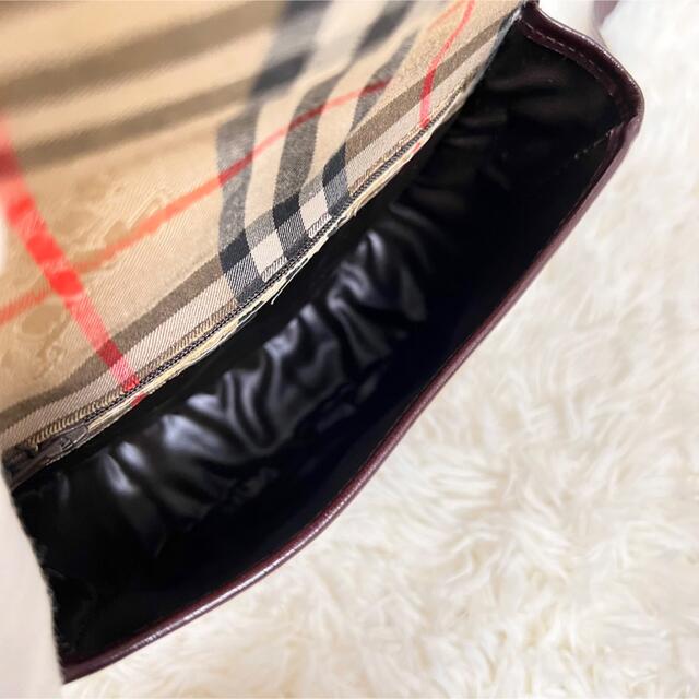 BURBERRY(バーバリー)の超希少♥バーバリー ショルダーバッグ シェルター ノバチェック シャドーホース レディースのバッグ(ショルダーバッグ)の商品写真