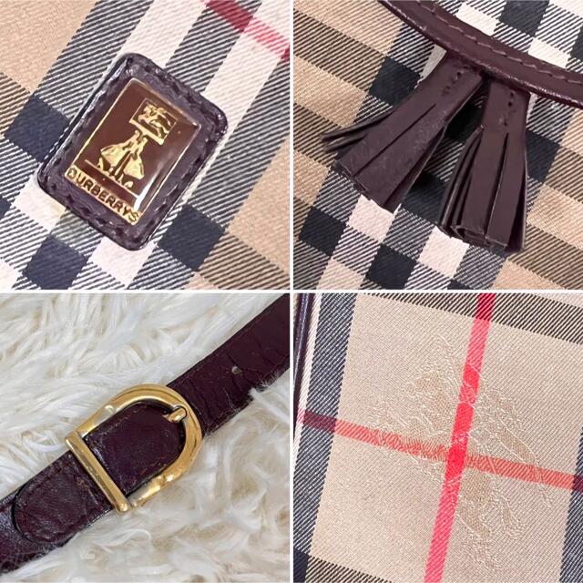 BURBERRY   超希少バーバリー ショルダーバッグ シェルター ノバ