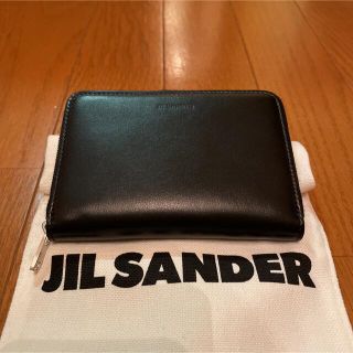 ジルサンダー(Jil Sander)のジルサンダー JIL SANDER ジップ2つ折り財布 小銭入れ付き ブラック(折り財布)