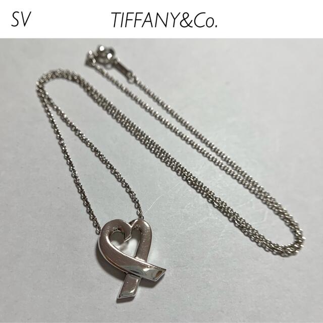 【査定済】TIFFANY&Co. ラビングハート ネックレス