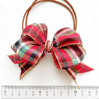 【118】トリミングリボン トリミングチョーカー クリスマスリボン 10個