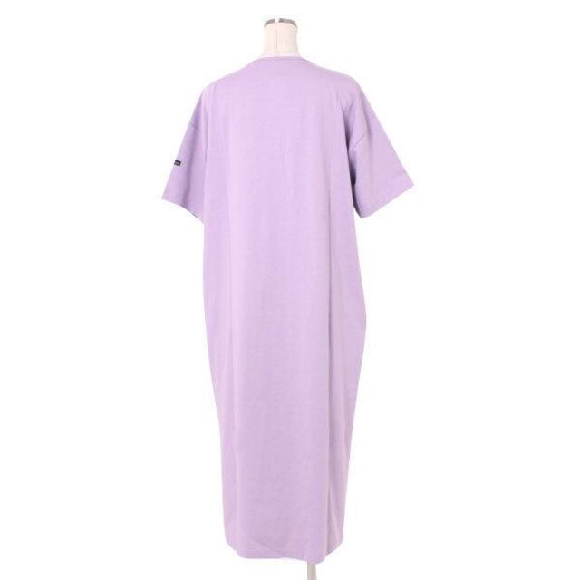 Le Minor(ルミノア)の新品 Le minor ROBE A PLIS スキッパー ワンピース モーブ レディースのワンピース(ひざ丈ワンピース)の商品写真