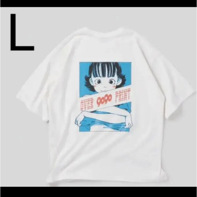 9090 × over print POP-UP 古塔つみTee 黒