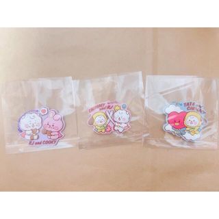 ビーティーイシビル(BT21)のBT21 ラバーマスコット3つセット(キーホルダー)