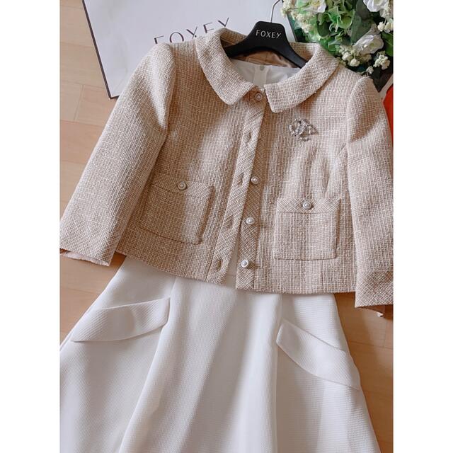 新品同様!FOXEY ツイードジャケット 40 Rene