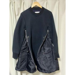 sacai MA-1ワンピース　スウェットワンピース