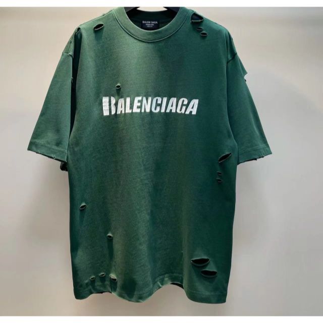 BALENCIAGA バレンシアガ デストロイ Tシャツ | florariabliss.ro