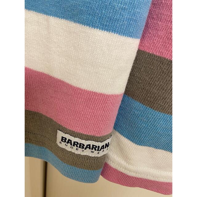 Barbarian(バーバリアン)のsize Lカナダ製BARBARIANバーバリアン マルチボーダーラガーシャツ メンズのトップス(Tシャツ/カットソー(七分/長袖))の商品写真