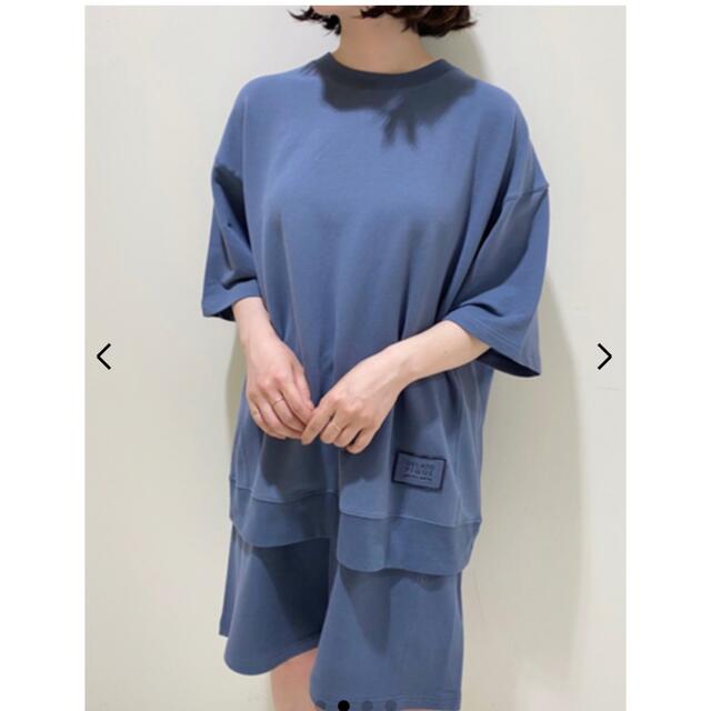 gelato pique(ジェラートピケ)の【UNISEX】ミニ裏毛プルオーバー＆ハーフパンツSET レディースのルームウェア/パジャマ(ルームウェア)の商品写真