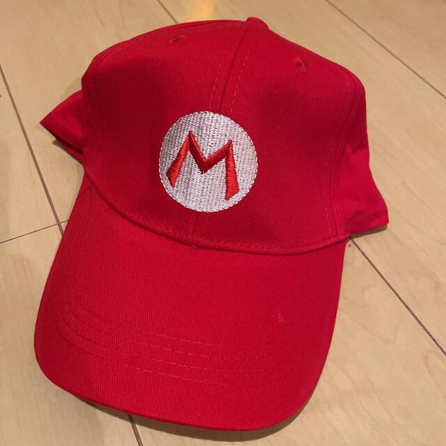 マリオ&ルイージ　ペアキャップ　帽子　現品限り キッズ/ベビー/マタニティのこども用ファッション小物(帽子)の商品写真