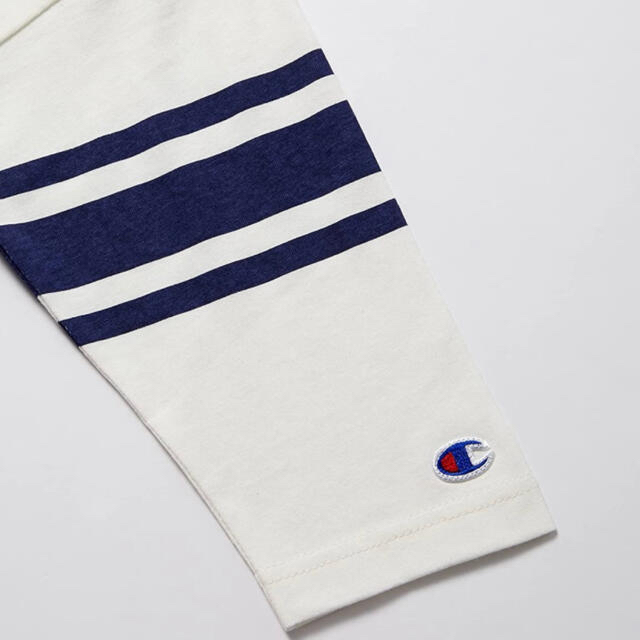 Champion(チャンピオン)の【新品】チャンピオン 七分袖シャツ 綿100%  キャンパスボーイズ100cm  キッズ/ベビー/マタニティのキッズ服男の子用(90cm~)(Tシャツ/カットソー)の商品写真