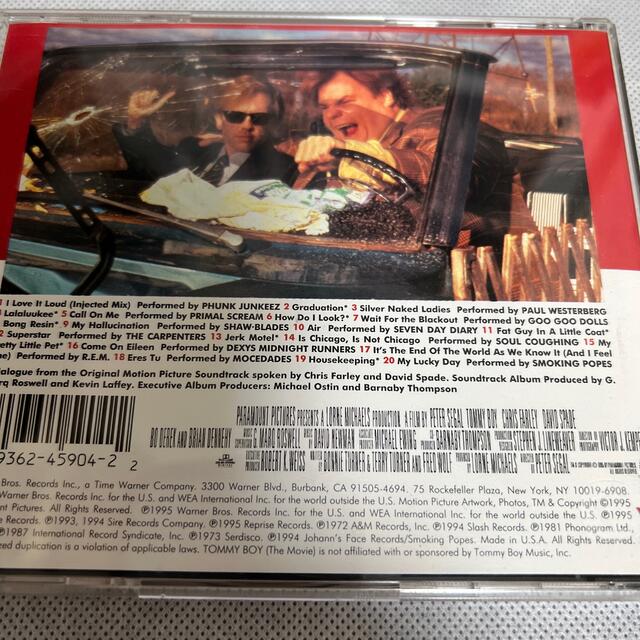 【中古】Tommy Boy (The Movie)/トミーボーイ-US盤 CD エンタメ/ホビーのCD(映画音楽)の商品写真