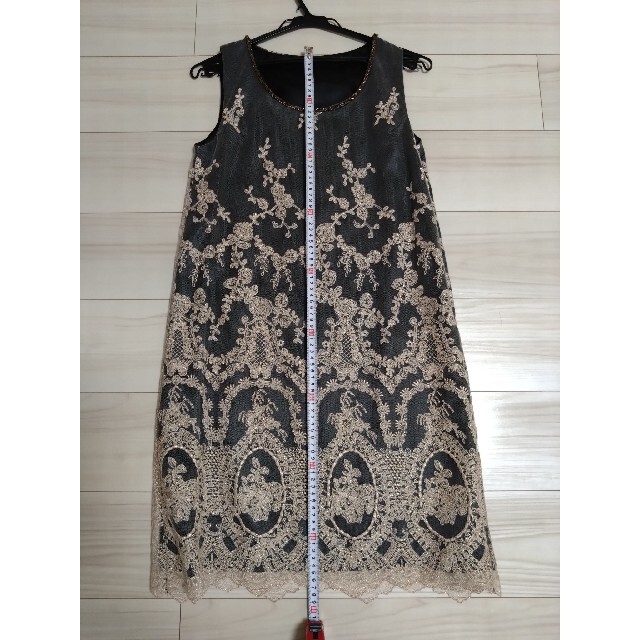 パーティー用ドレス＋ストラワンピースセット レディースのフォーマル/ドレス(ミディアムドレス)の商品写真