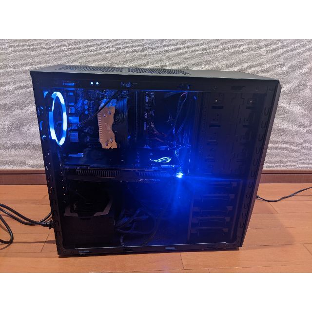 【性能9】白い光る✨高性能ゲーミングPC✨フルセット✨GTX1070✨