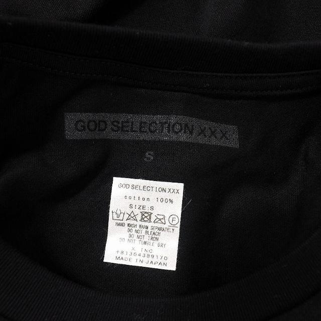 ゴッドセレクショントリプルエックス 19AW Tシャツ 半袖 S ブラック 黒 6