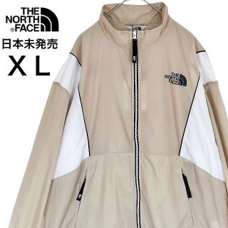 ザノースフェイス(THE NORTH FACE)の【新品未使用】大人気ザノースフェイス★メンズナイロンジャケットライトベージュXL(ナイロンジャケット)