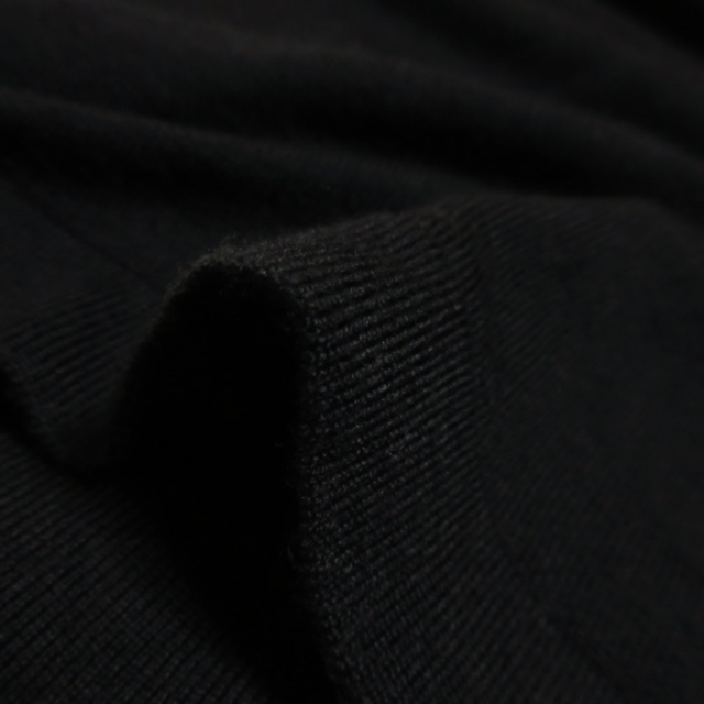 VIAGGIO BLU(ビアッジョブルー)のビアッジョブルー ニット セーター 半袖 ウール混 パール ビーズ 2 黒 レディースのトップス(ニット/セーター)の商品写真