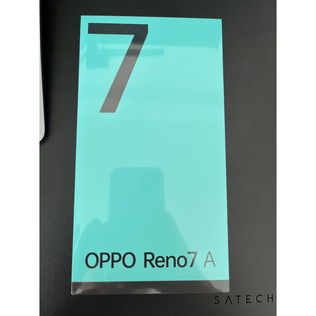 スマートフォン/携帯電話【新品未使用】 OPPO Reno 7A ドリームブルー　CPH2353