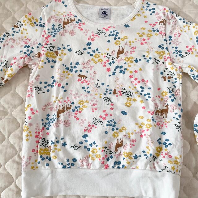 PETIT BATEAU(プチバトー)のプチバトー  長袖  パジャマ  6ans キッズ/ベビー/マタニティのキッズ服女の子用(90cm~)(パジャマ)の商品写真