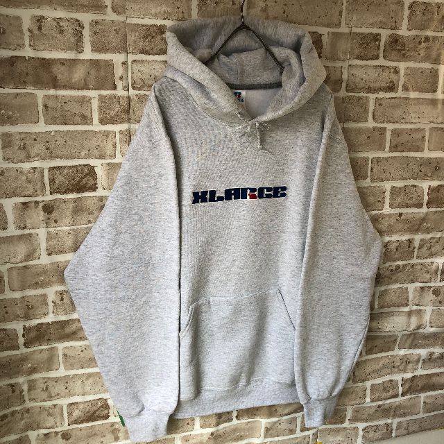 【希少】XLARGE コラボパーカー サイズL　RUSSELL　デカロゴ