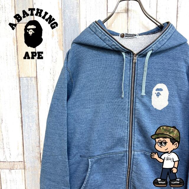 a bathing ape フルジップパーカー SAMURAI-