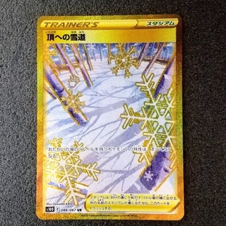 ポケモン(ポケモン)の新品未使用品 ポケモンカード 頂への雪道 ur(シングルカード)