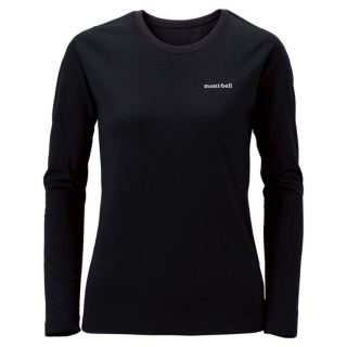 モンベル(mont bell)のWIC.ロングスリーブスリムT ワンポイントロゴ Women's 長袖 (Tシャツ(長袖/七分))