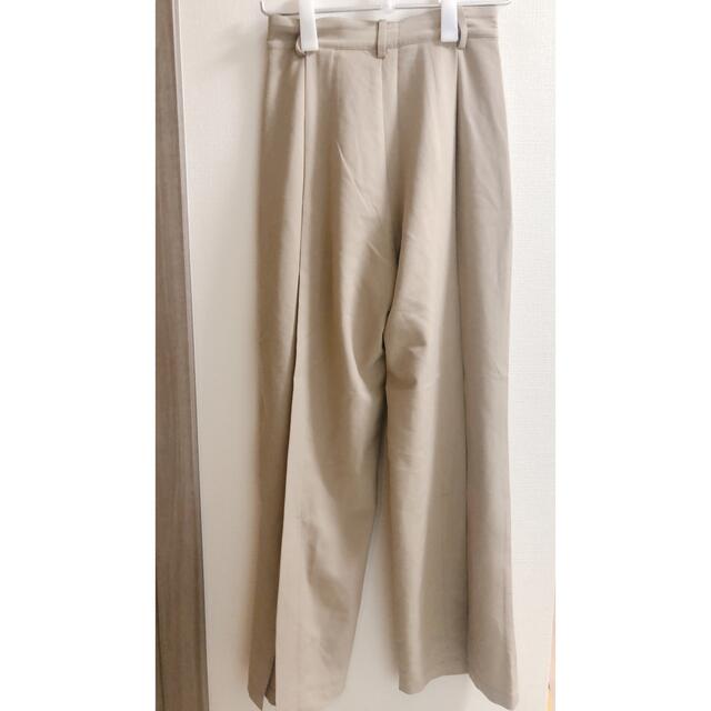 CLANE◆新品 SOFT OX BACK SLIT PANTS ベージュ 1