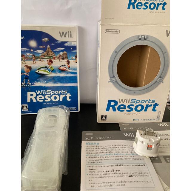 Wii(ウィー)の任天堂 Wii Sports Resort Wiiモーションプラス、新品カバー付 エンタメ/ホビーのゲームソフト/ゲーム機本体(家庭用ゲームソフト)の商品写真