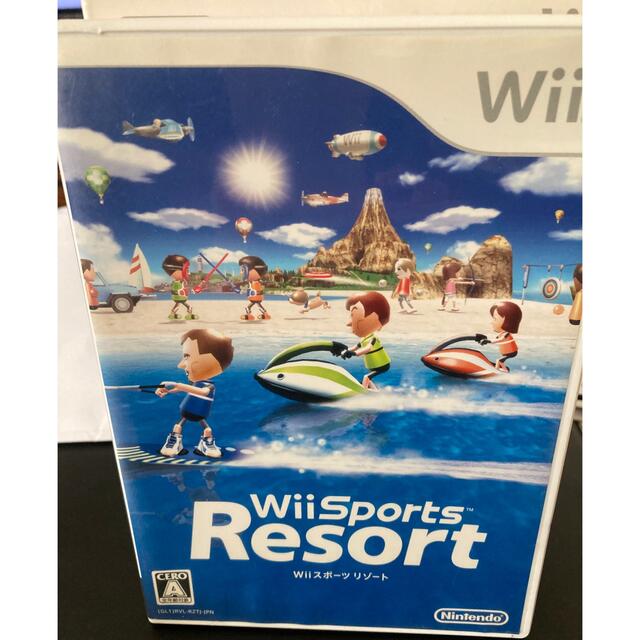 Wii(ウィー)の任天堂 Wii Sports Resort Wiiモーションプラス、新品カバー付 エンタメ/ホビーのゲームソフト/ゲーム機本体(家庭用ゲームソフト)の商品写真