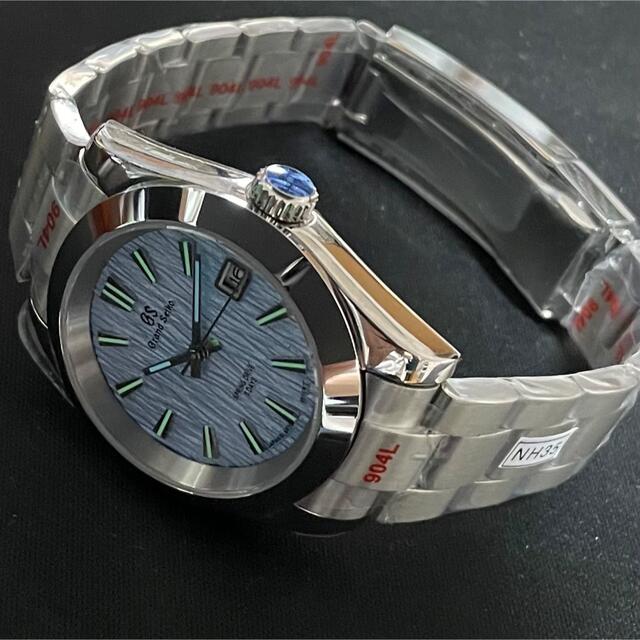 好評正規店 新品□SEIKO MOD 39mm GS白樺ブルーカスタム機械式腕時計の