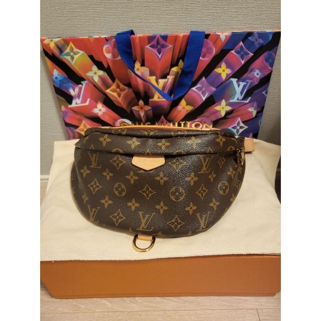 あすつく】 - VUITTON LOUIS M43644 モノグラム バムバッグ ルイ