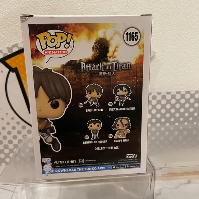 講談社(コウダンシャ)のFUNKO POP!  進撃の巨人　エレン・イエガー　立体機動装置版 エンタメ/ホビーのフィギュア(アニメ/ゲーム)の商品写真