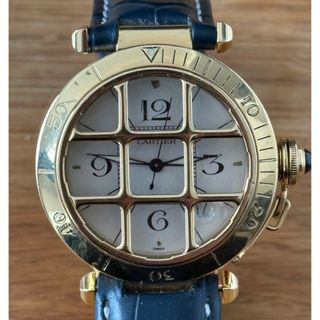 カルティエ(Cartier)の正規品　Cartier パシャ グリッド 自動巻 メンズ　K18　質屋購入(腕時計(アナログ))