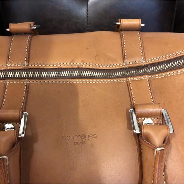 Courreges - クレージュ ボストンバッグ 茶の通販 by 八朔's Courreges - クレージュ ボストンバッグ 茶の通販 by 八朔's